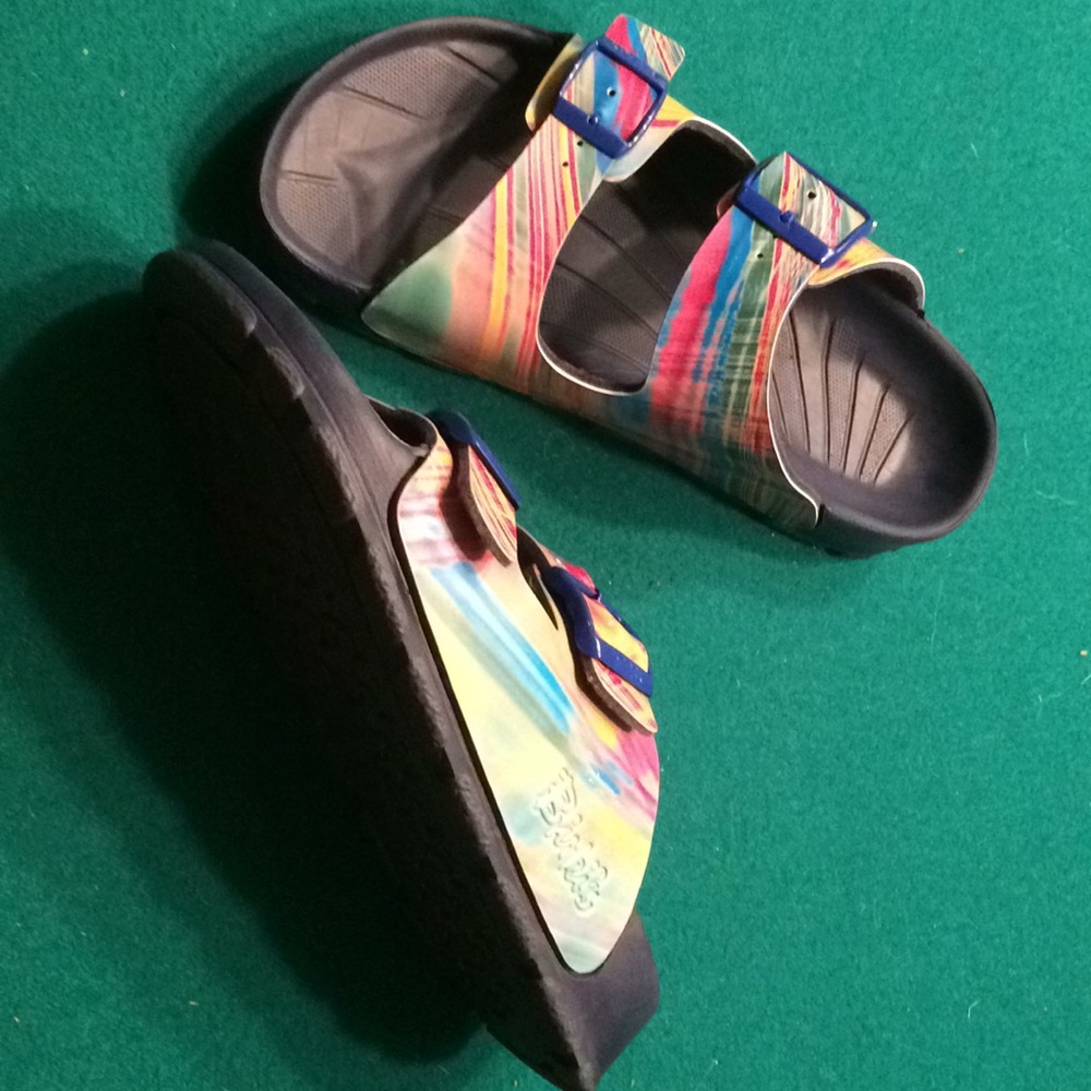 Birkenstock Birki’s rubber multi-colored sandals